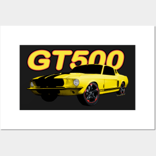 Mustang GT500 Posters and Art